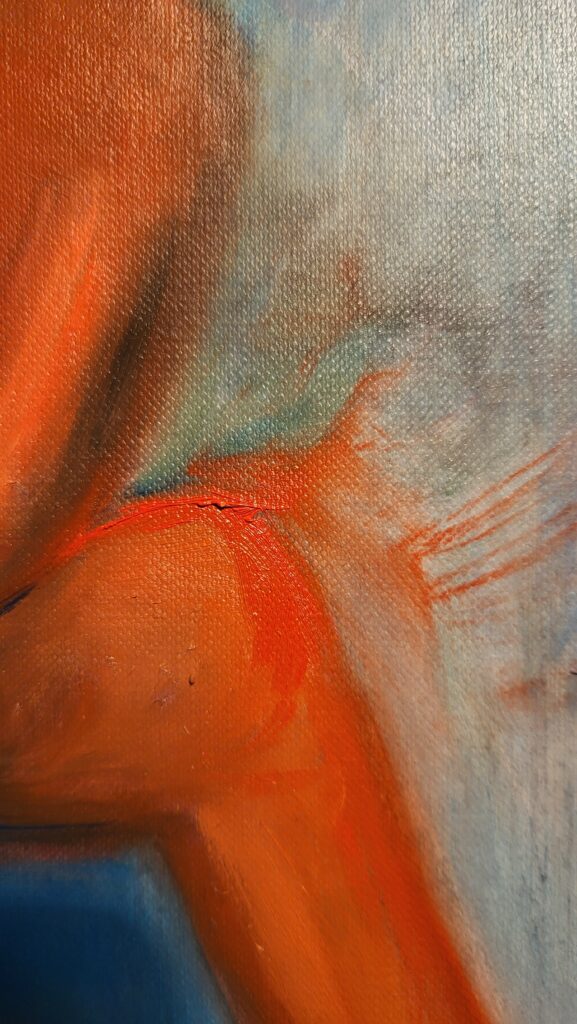 Detail 1 Oilpainting Sittin