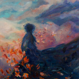 Dreamland - Intuitive symbolic expressive oil painting on canvas - Leonoor Ruigrok - 2025