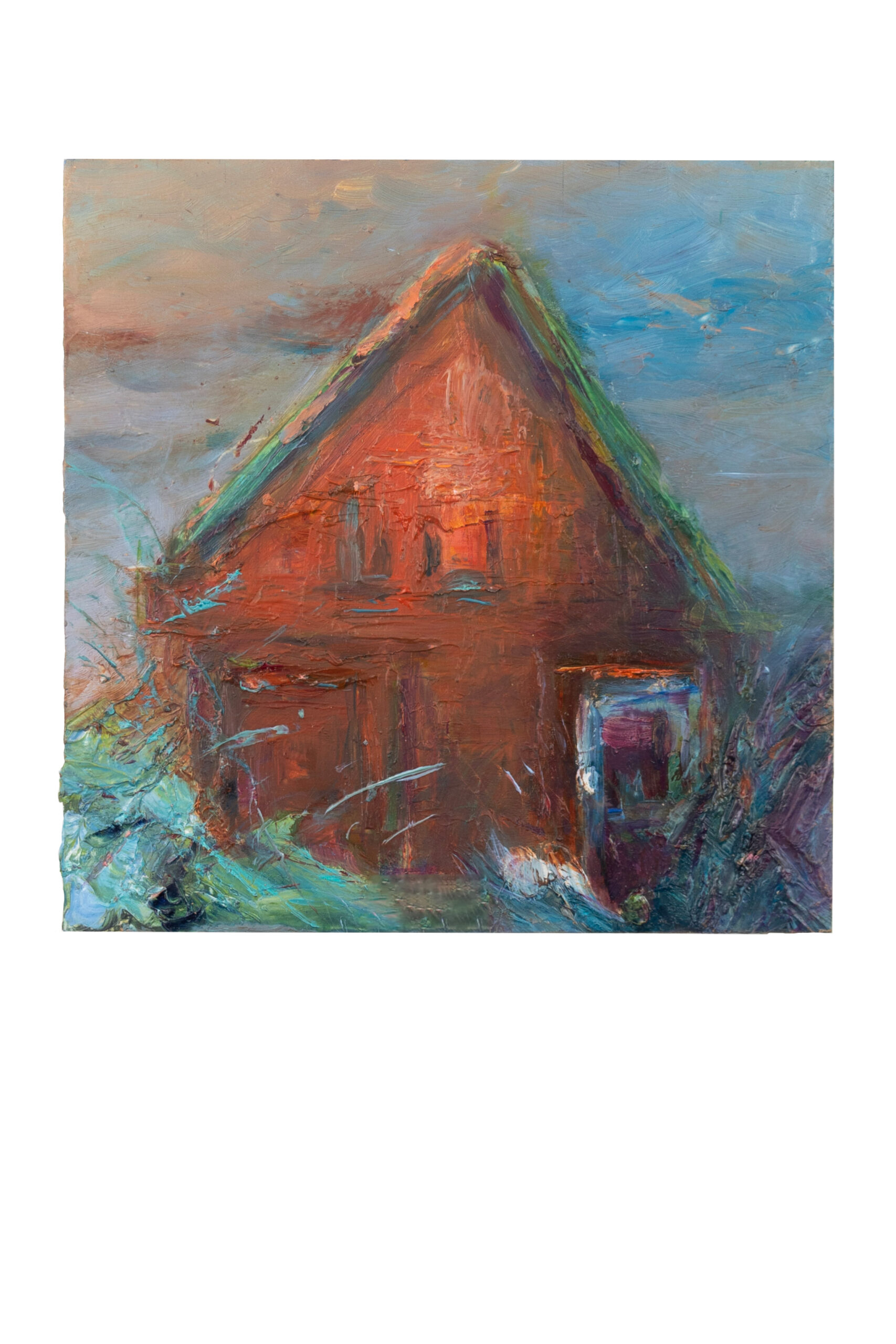 Oil painting on panel - expressive - symbolic - Leonoor Ruigrok - 2025