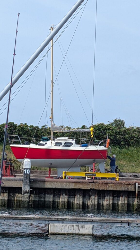 Harbour Burghsluis - boat - during art route Kunstschouw 2026