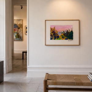 Artwork shown in an interior setting for scale reference.