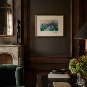 Artwork shown in an interior setting for scale reference.