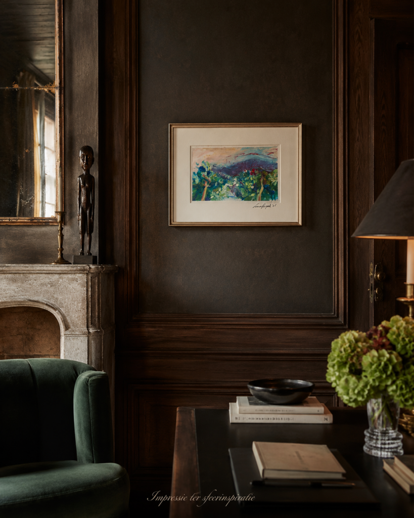 Artwork shown in an interior setting for scale reference.