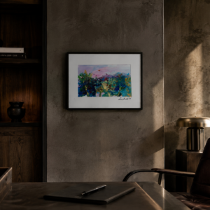 Artwork shown in an interior setting for scale reference.