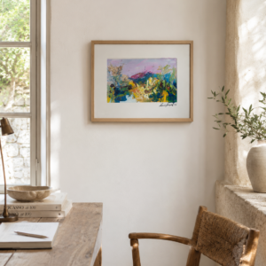 Interior impression to give a sense of scale.