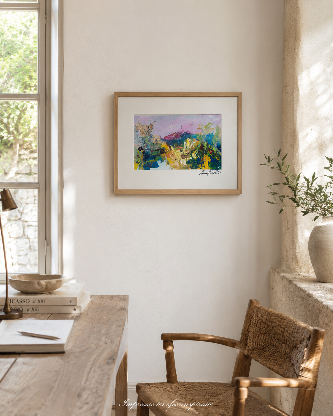 Interior impression to give a sense of scale.