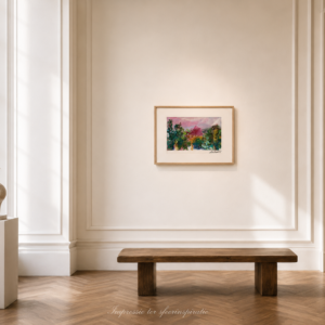 Artwork shown in an interior setting for scale reference.